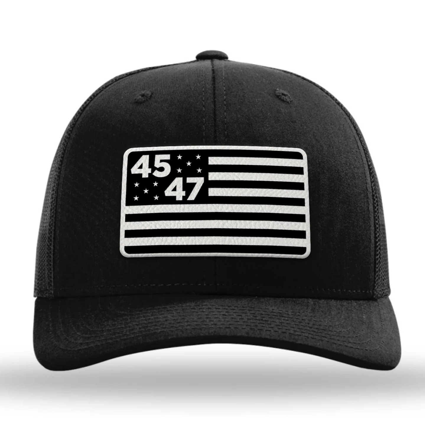 45th & 47th President Flag Hat (Monochrome) - Image 5