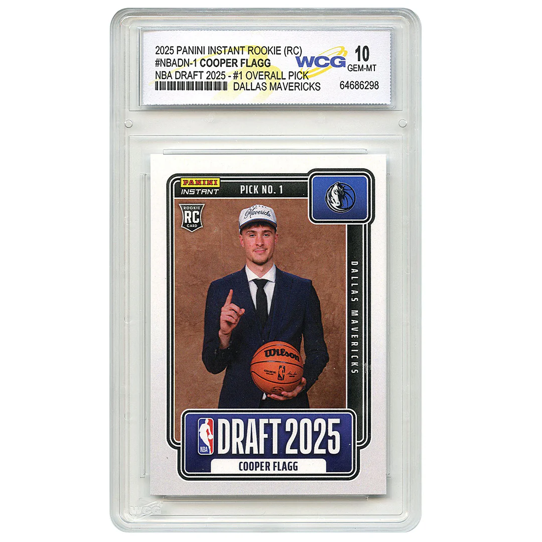 2025 Panini Instant COOPER FLAGG #1 OVERALL PICK CARD - Certified GEM MINT 10 - Image 2