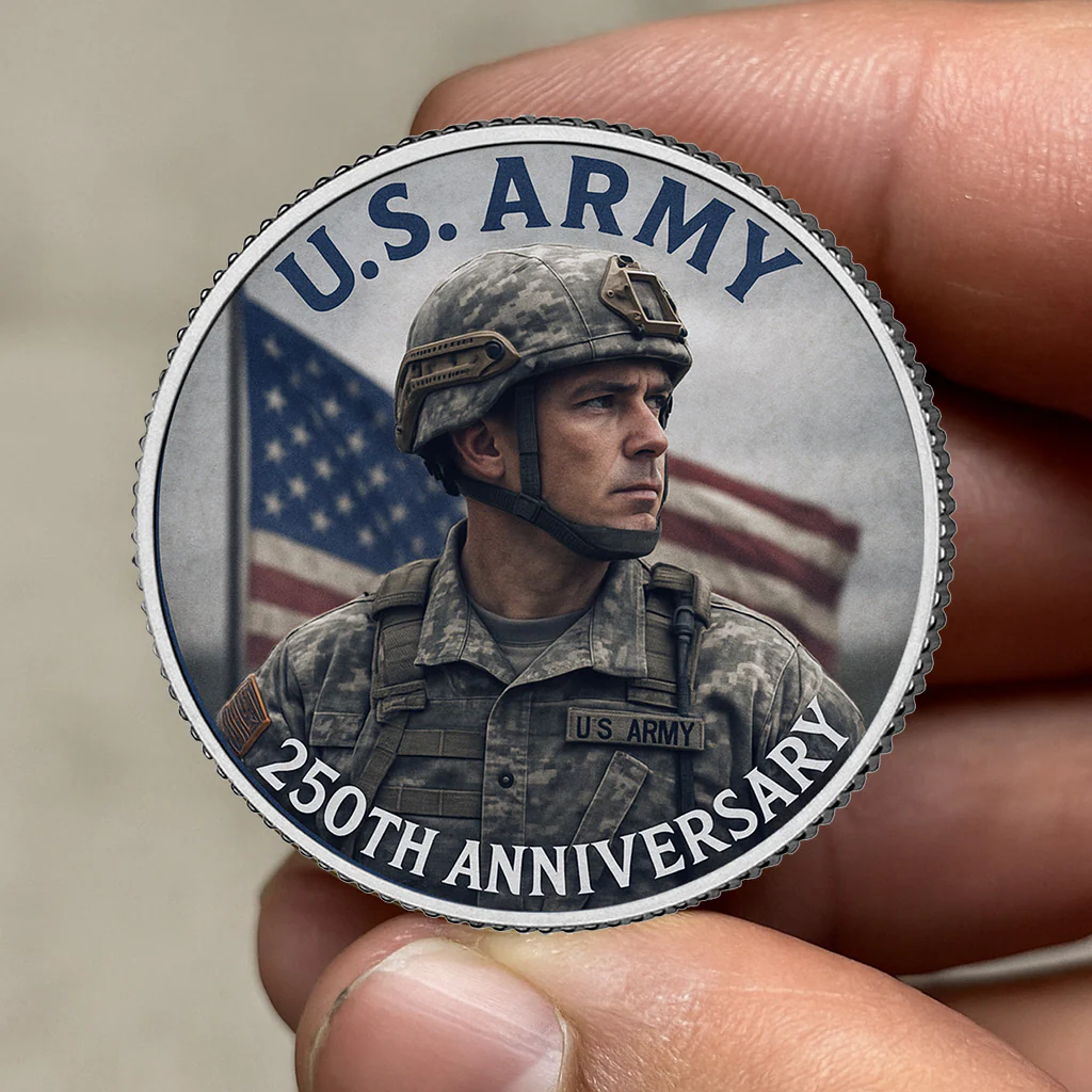 2025 - U.S Army 250th Anniversary - Genuine Legal Tender JFK Half Dollar - Image 3