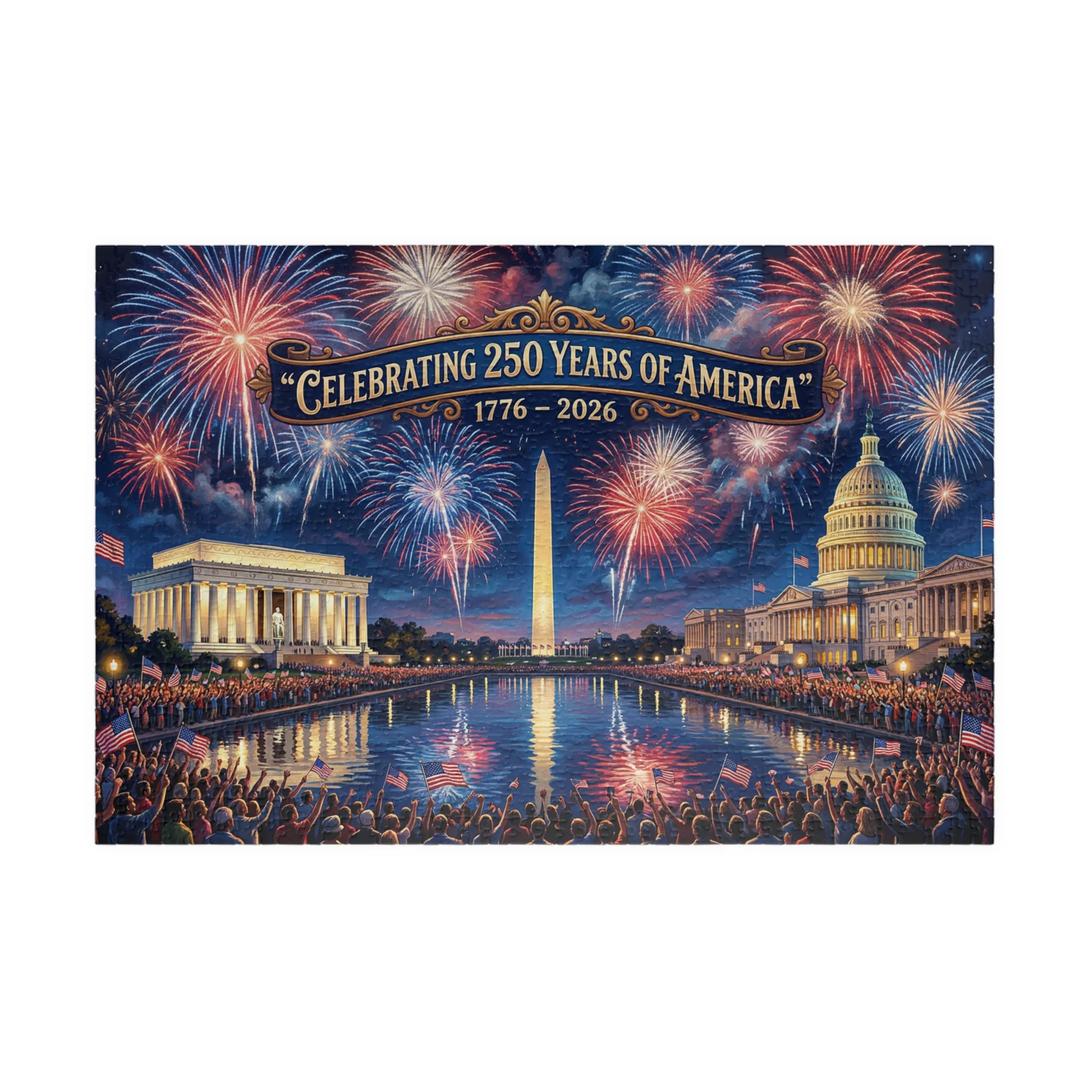 250 Years of America Jigsaw Puzzle — Celebrating 1776–2026 - Image 3