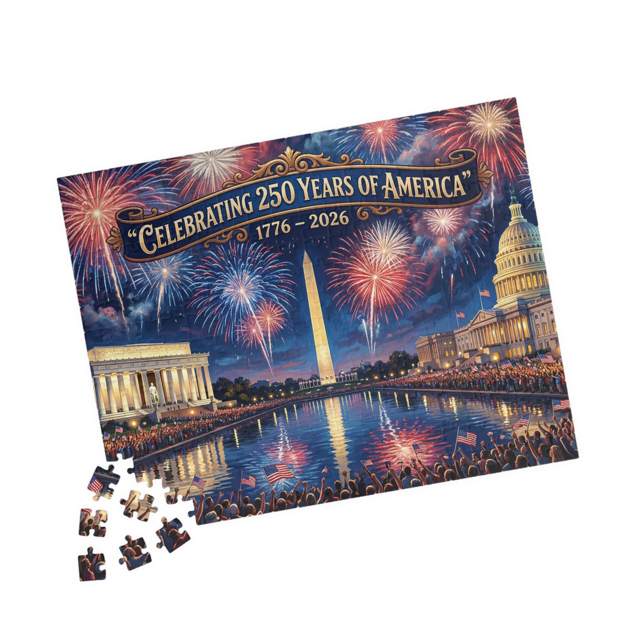 250 Years of America Jigsaw Puzzle — Celebrating 1776–2026 - Image 5