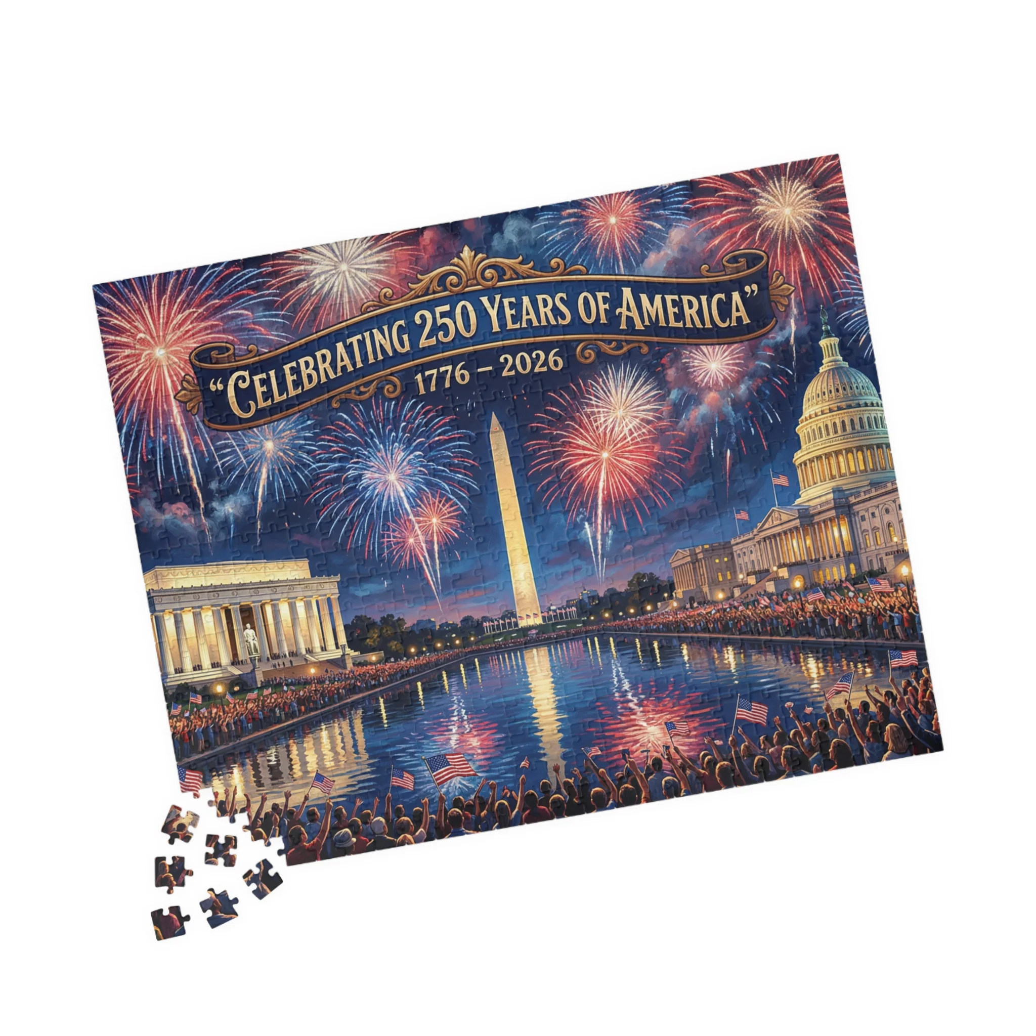 250 Years of America Jigsaw Puzzle — Celebrating 1776–2026 - Image 7