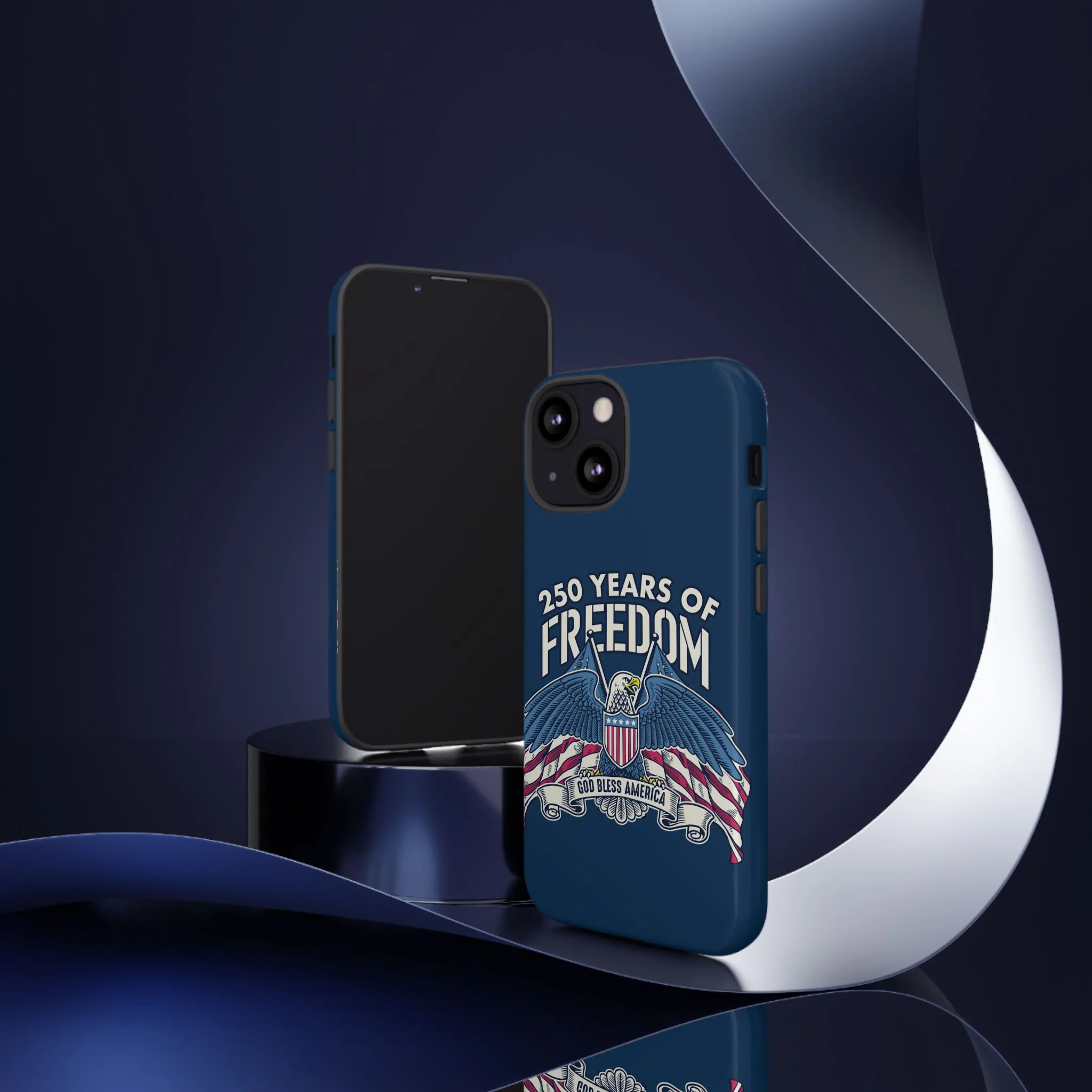 America's 250th Anniversary Hard Shell Tough Phone Case - Image 100