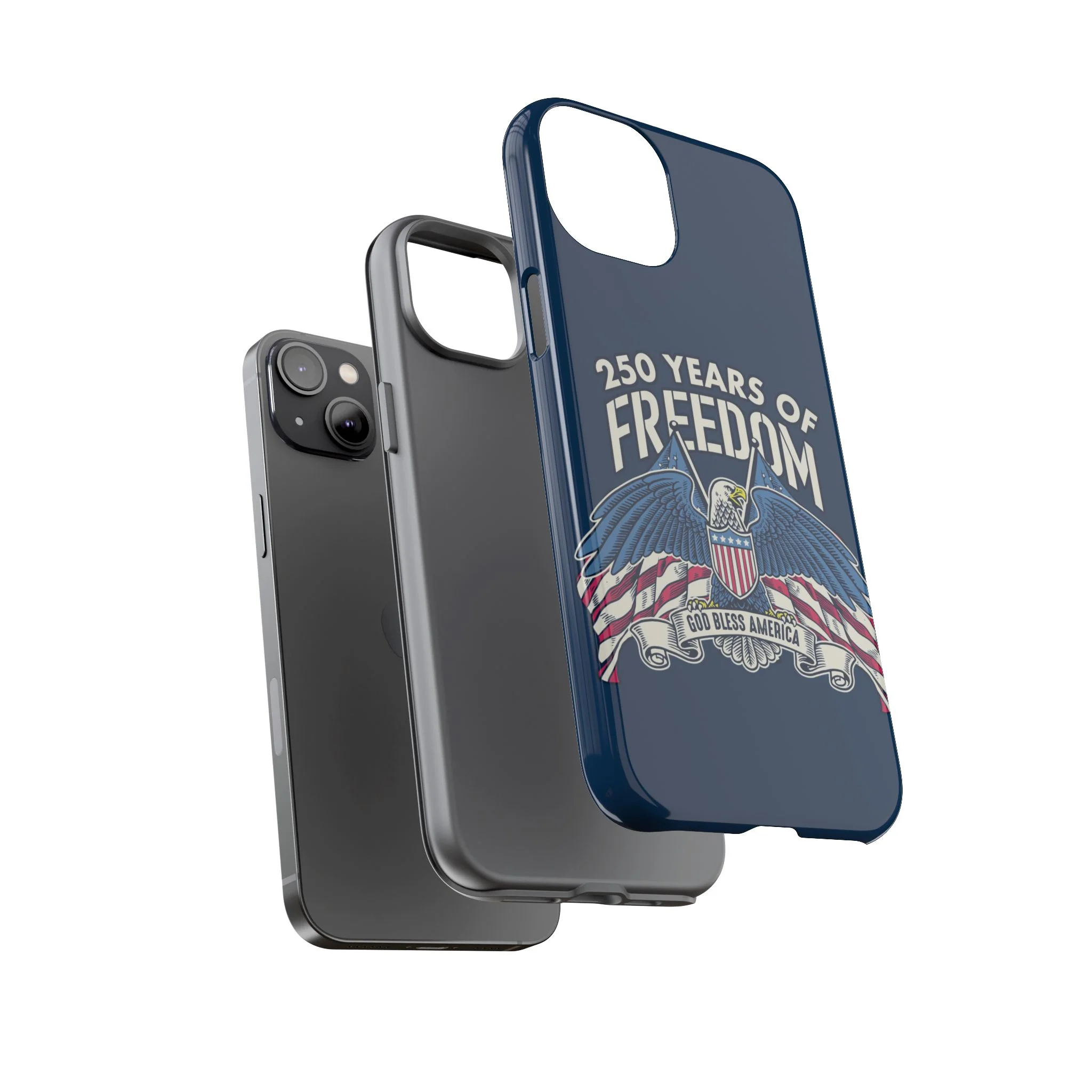 America's 250th Anniversary Hard Shell Tough Phone Case - Image 123
