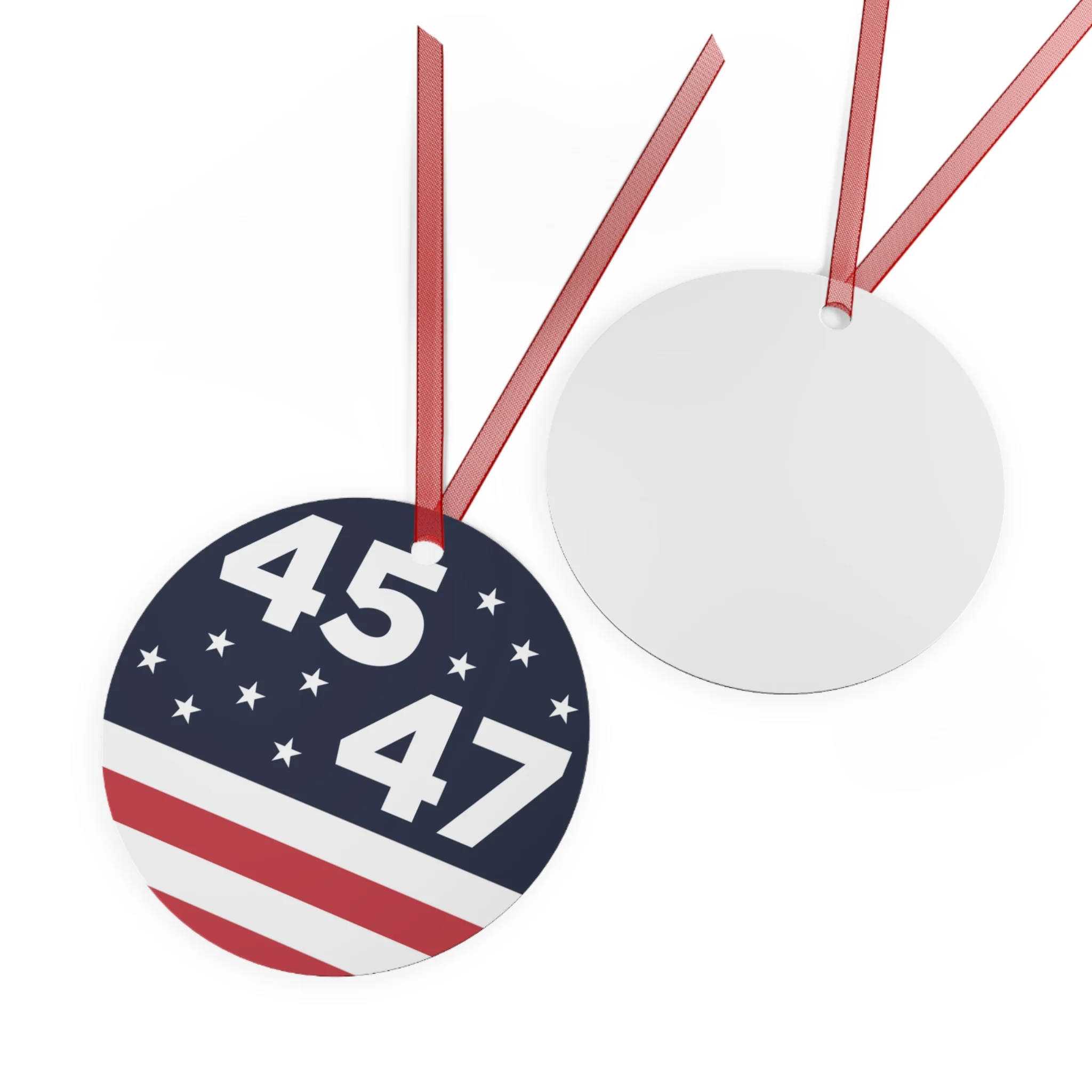 45/47 American Flag Christmas Tree Ornament - Image 3