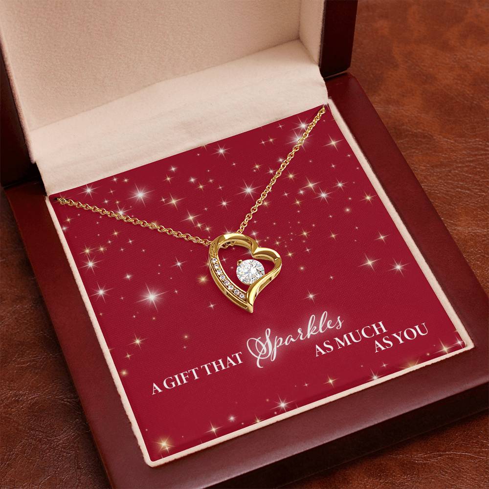 A Gift That Sparkles As Much As You - Forever Love Necklace - Image 14