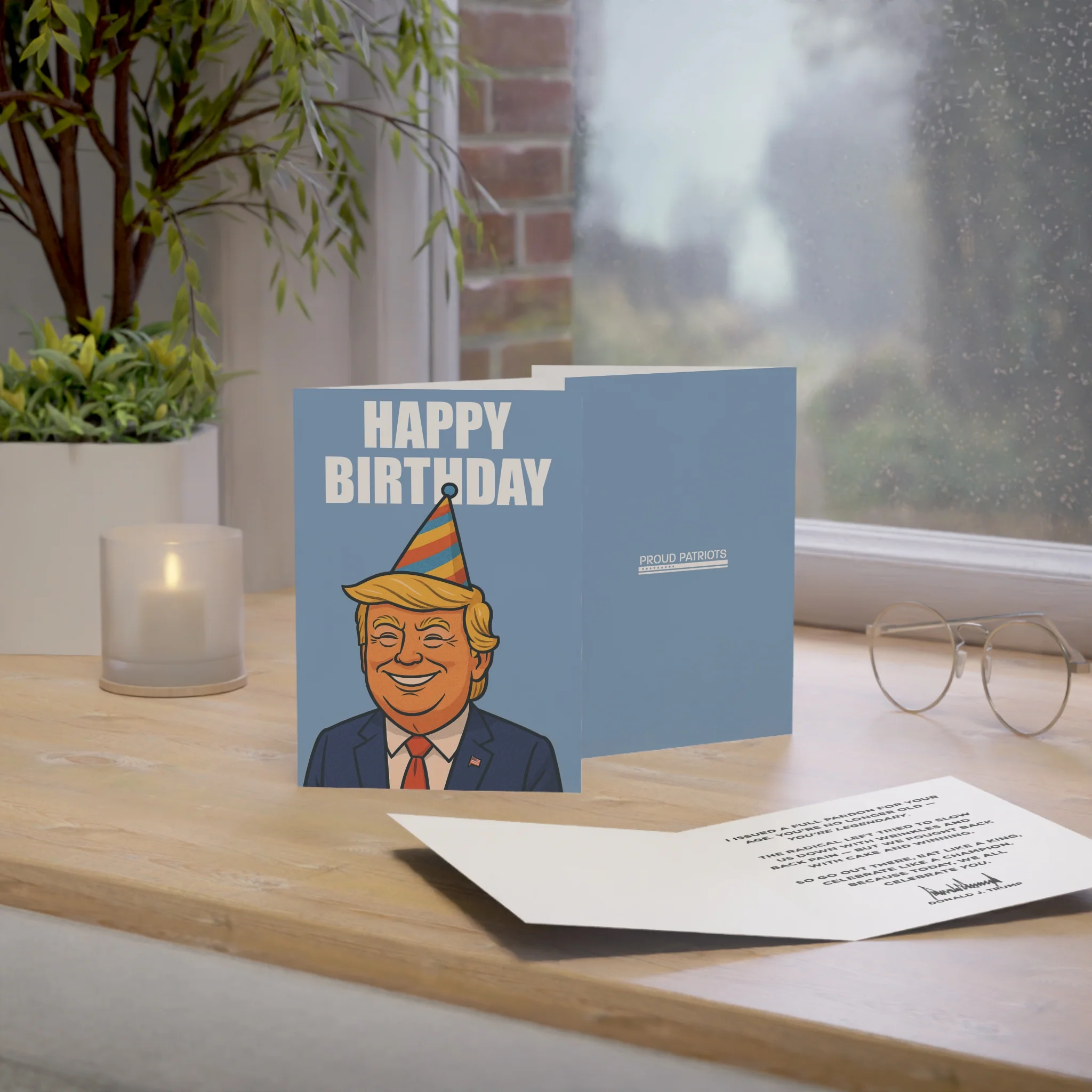 Age Pardon - President Trump Birthday Card - Image 4