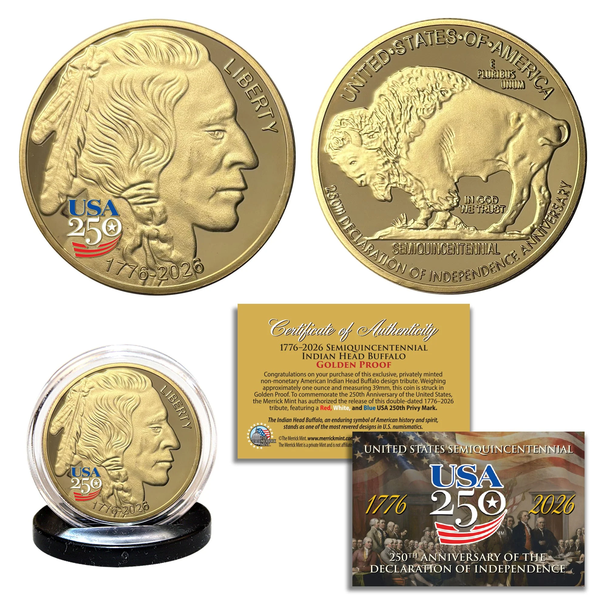 America's 250th Anniversary Proof Coins - Set of 6 - Image 4