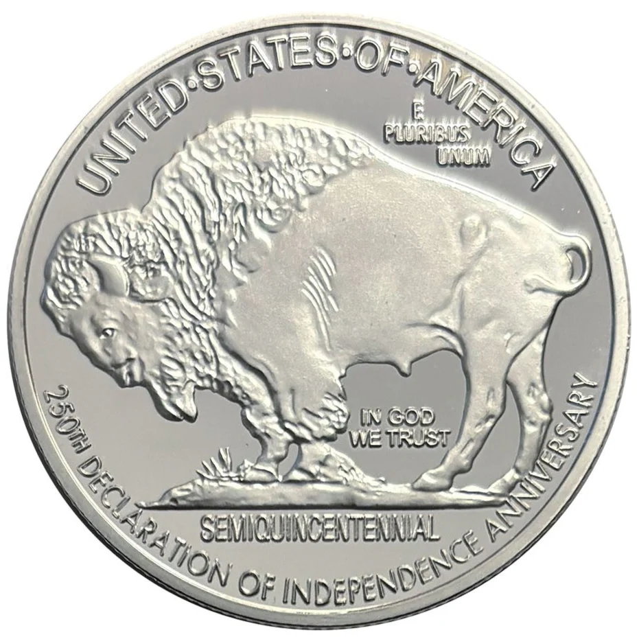America's 250th Anniversary Buffalo Indian Nickel Silver Proof Coin - Image 3