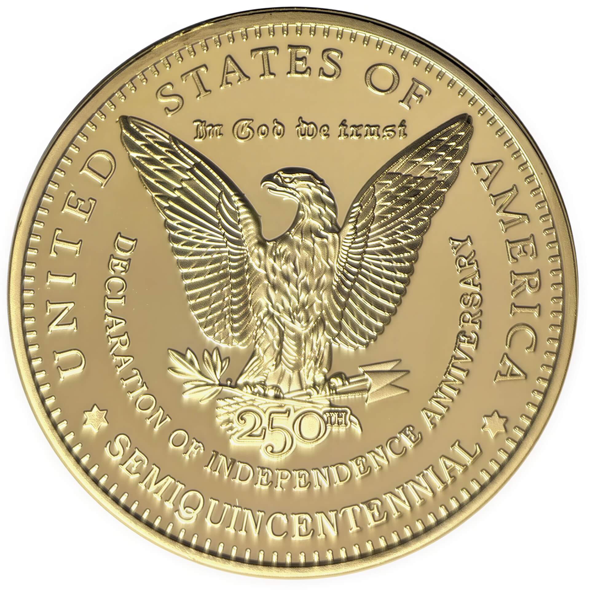 America's 250th Anniversary Morgan Dollar Golden Proof Coin - Image 3