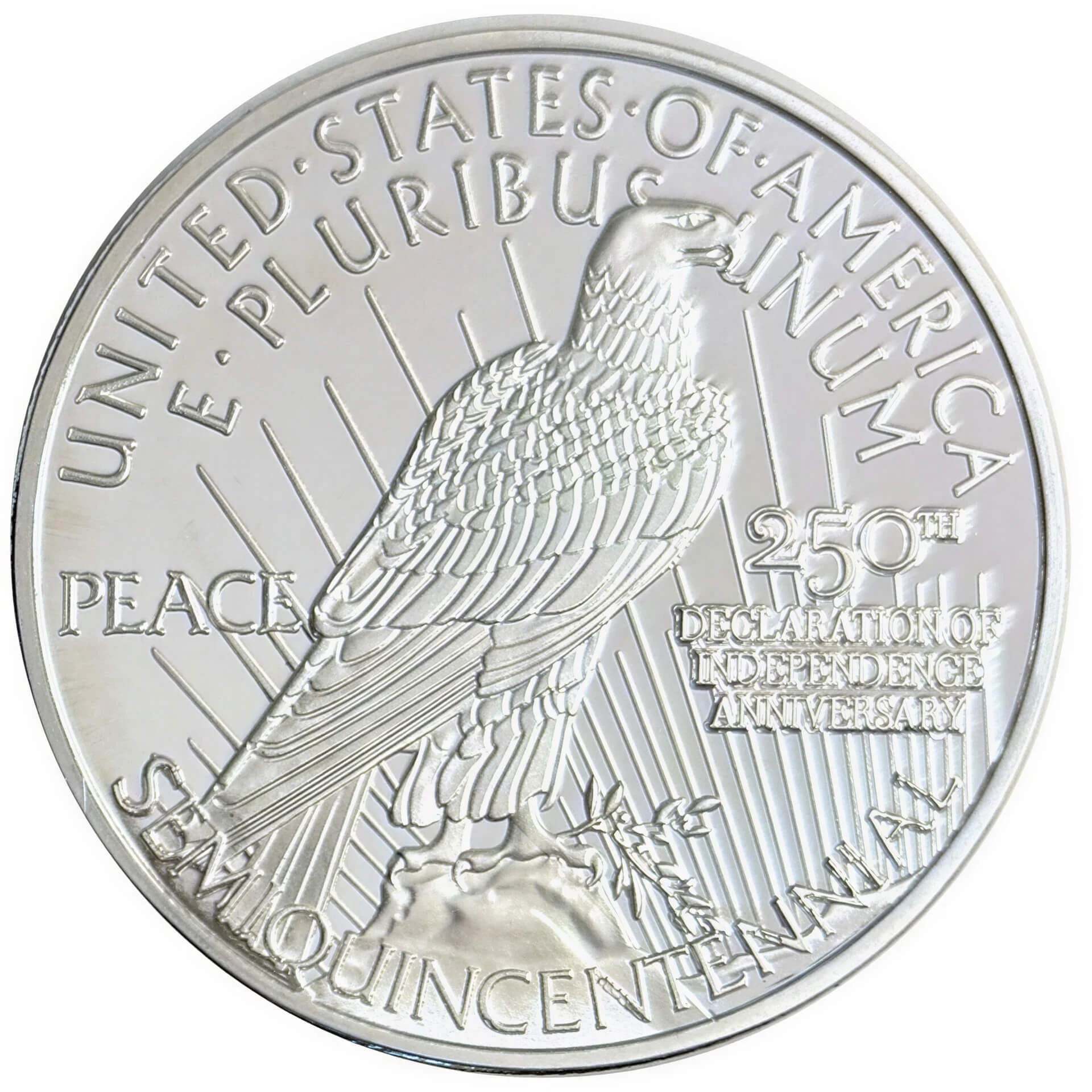 America's 250th Anniversary Peace Dollar Nickel Silver Proof Coin - Image 3