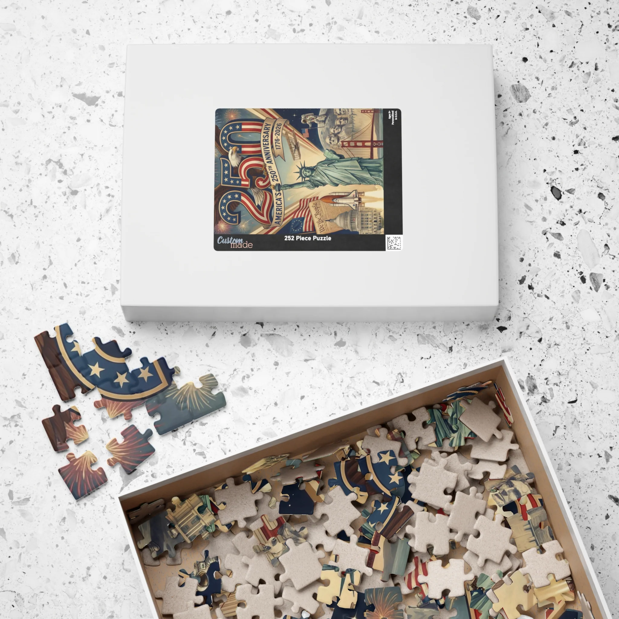 America 250th Anniversary Puzzle (252, 520, 1014-piece) - Image 10