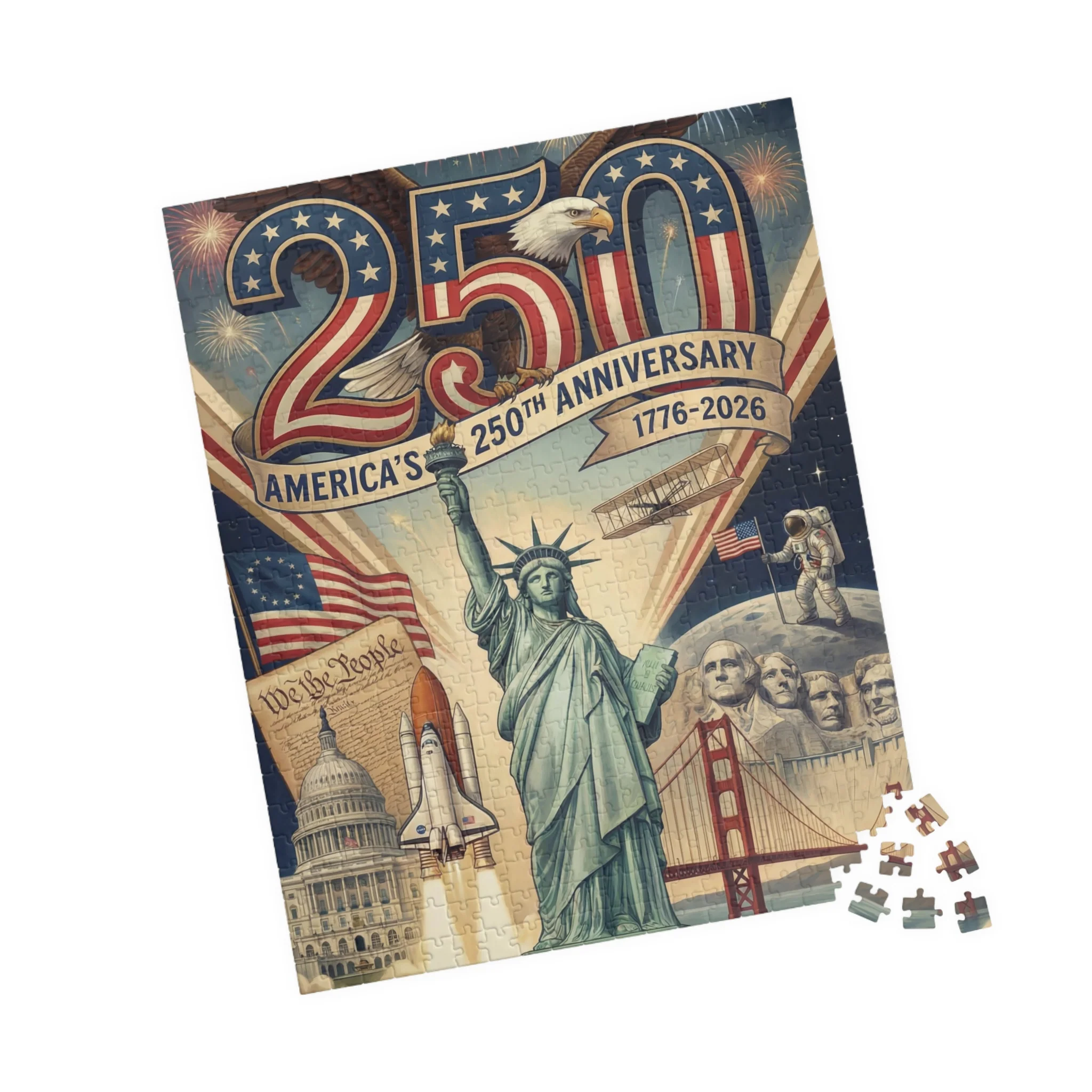 America 250th Anniversary Puzzle (252, 520, 1014-piece) - Image 12