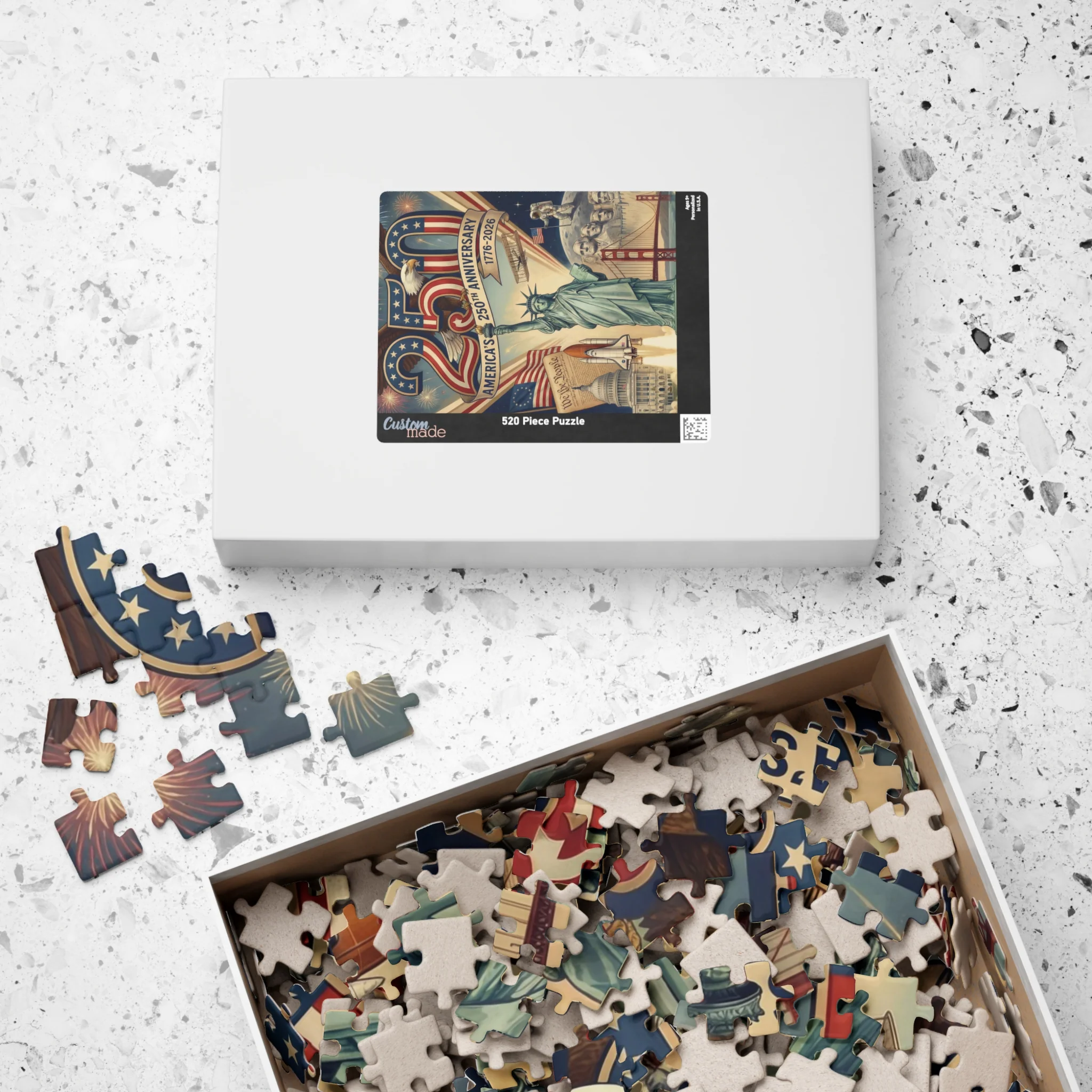 America 250th Anniversary Puzzle (252, 520, 1014-piece) - Image 13