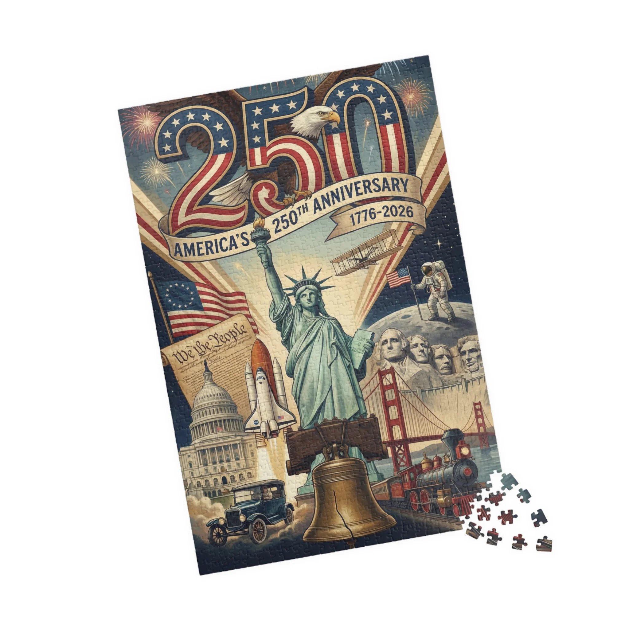 America 250th Anniversary Puzzle (252, 520, 1014-piece) - Image 6