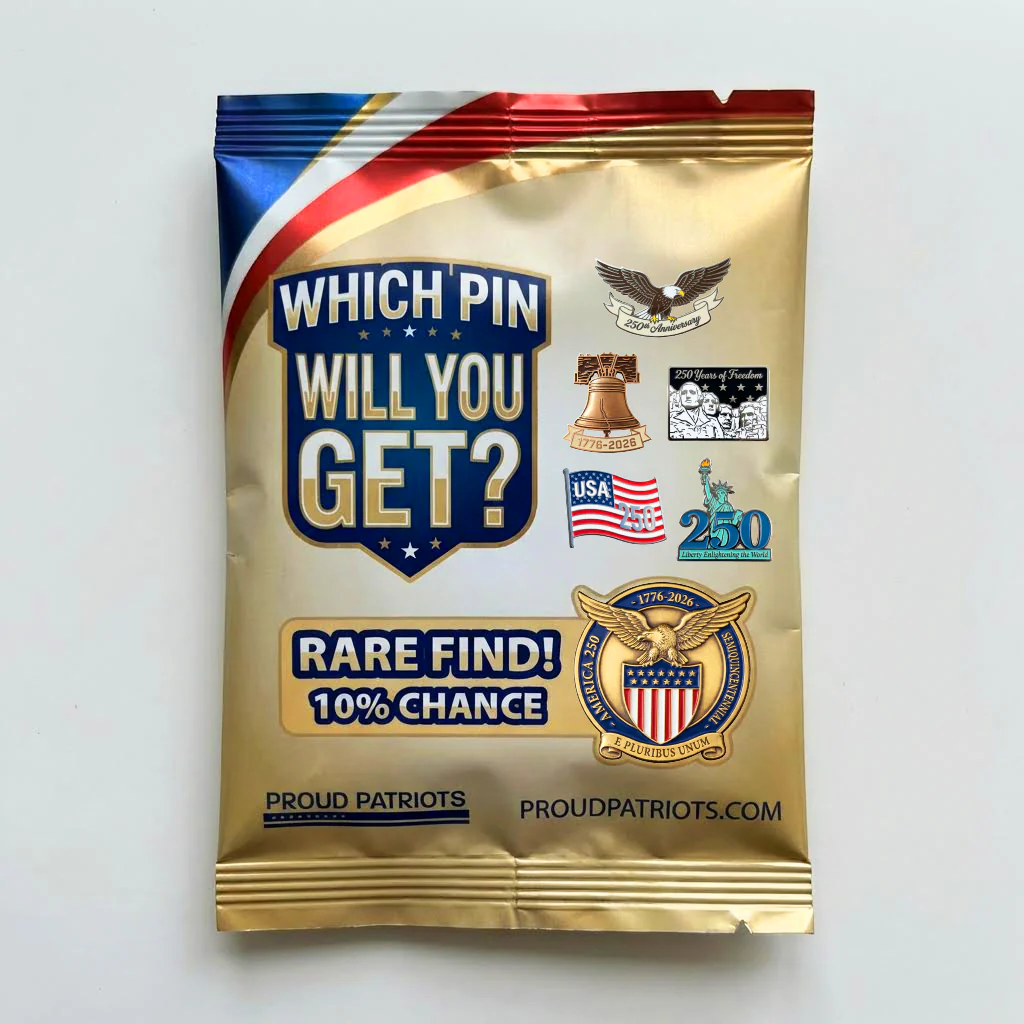 America's 250th Anniversary Mystery Pins - Try To Collect All 6 | Pre-Order Expected To Ship In April - Image 3