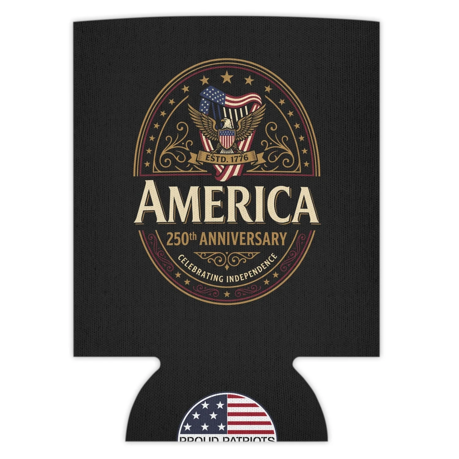 America’s 250th Black Beer Parody Koozie - Image 2