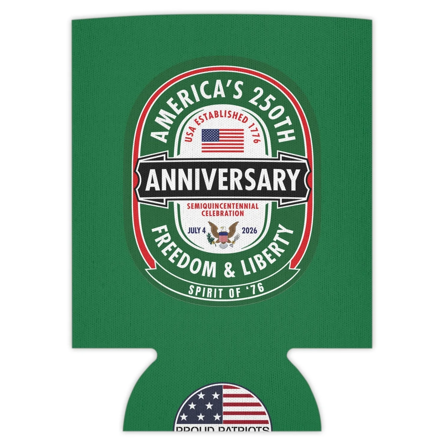 America’s 250th Green Beer Parody Koozie - Image 2