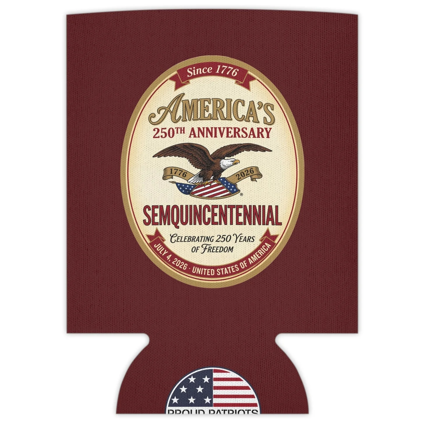 America’s 250th Red Beer Parody Koozie - Image 2