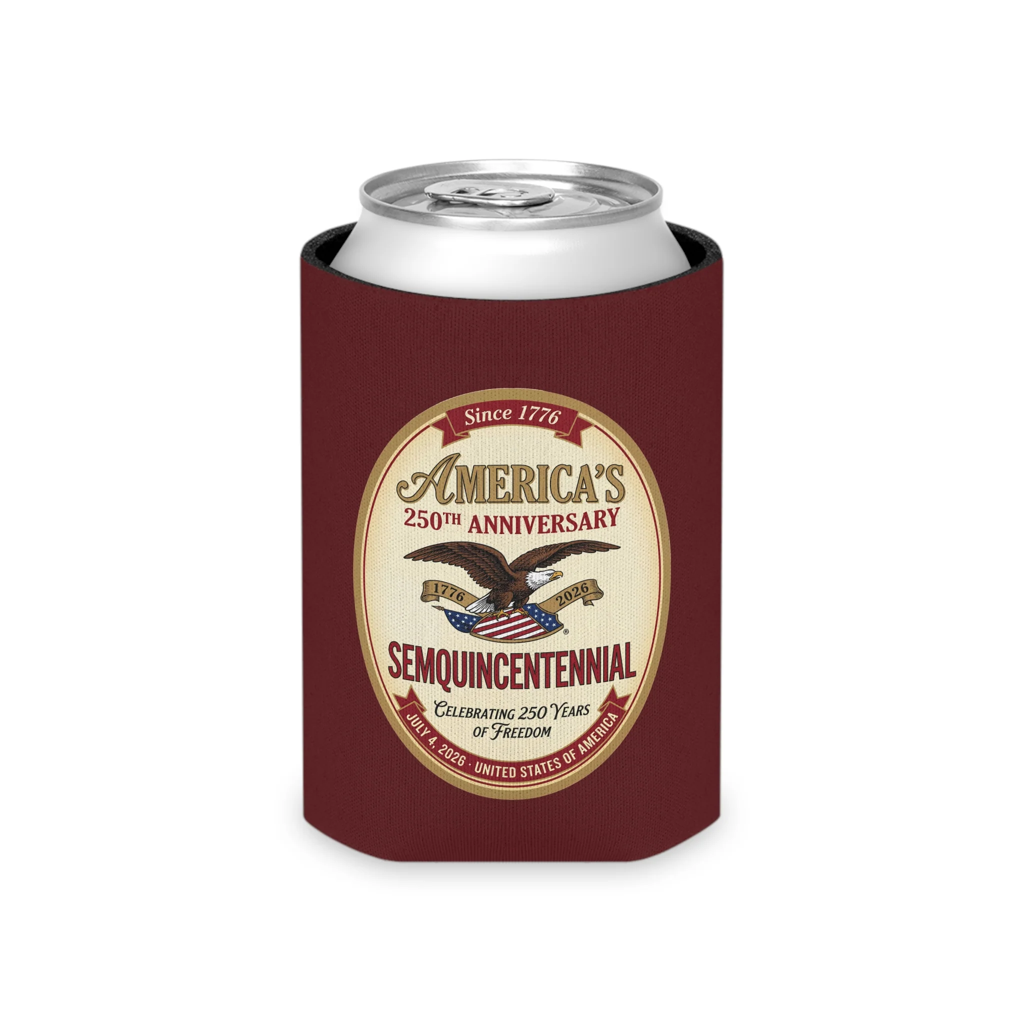 America’s 250th Red Beer Parody Koozie - Image 3