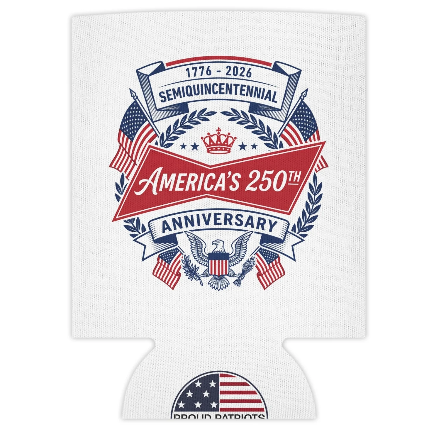 America’s 250th White Beer Parody Koozie - Image 2