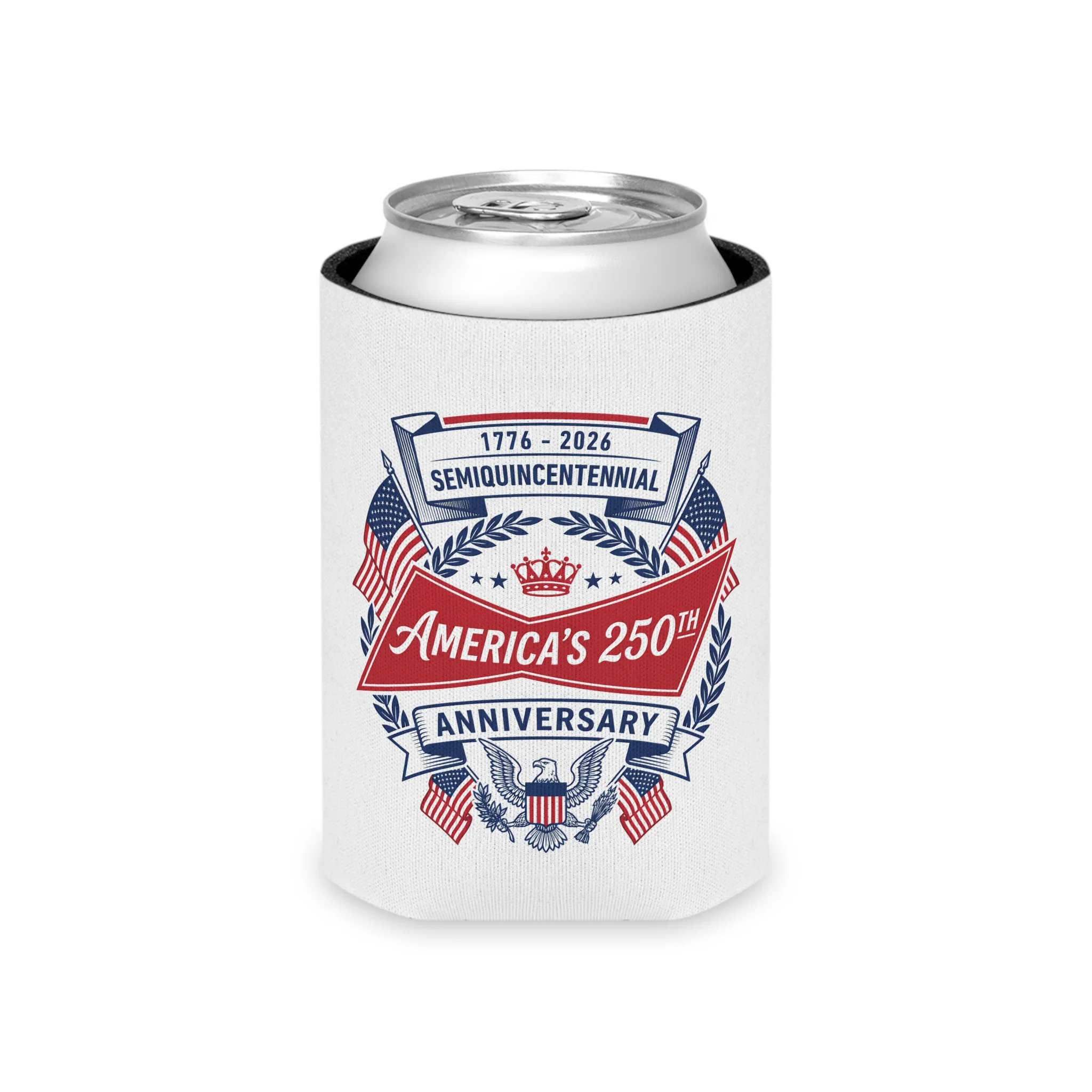 America’s 250th White Beer Parody Koozie - Image 3