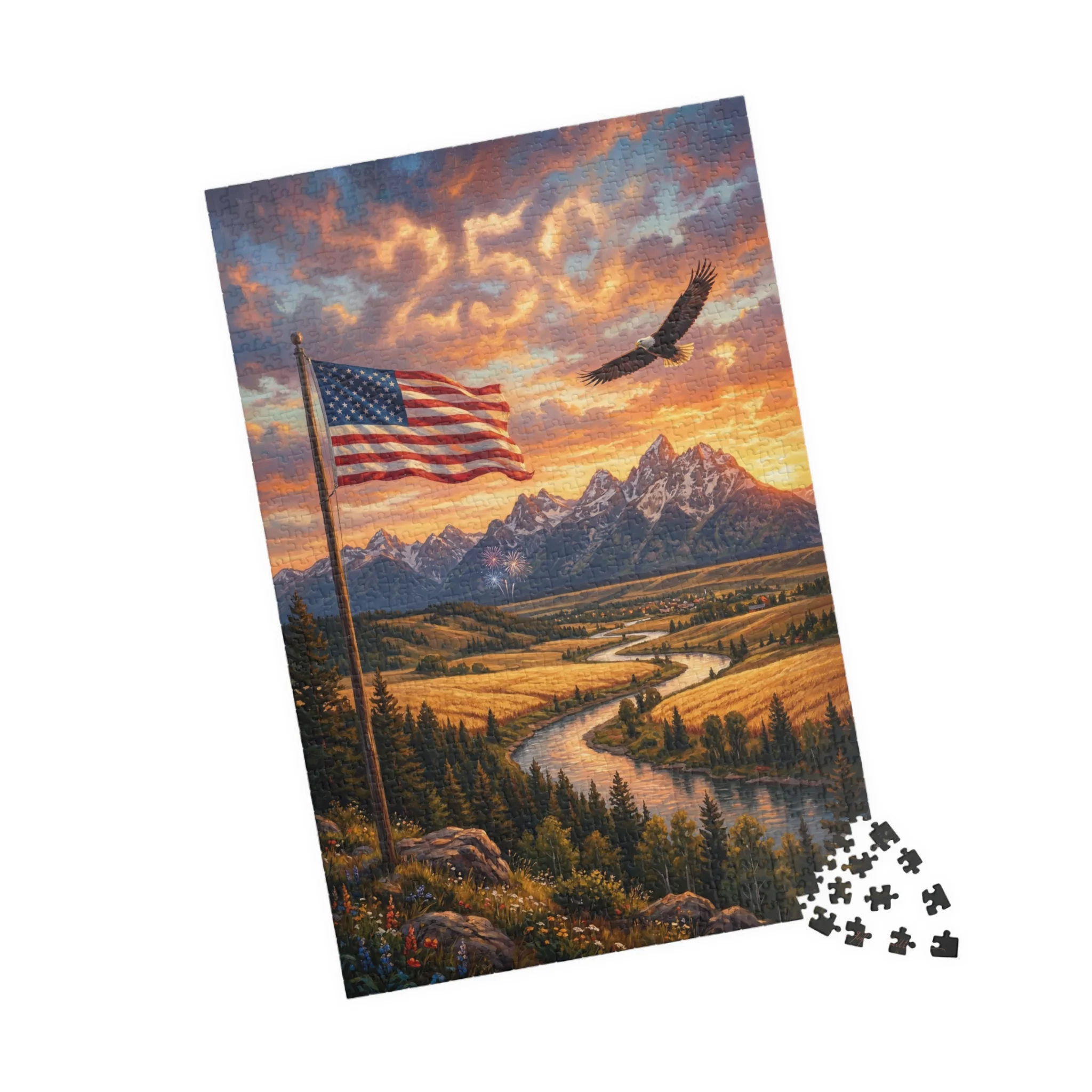 American 250th Anniversary Landscape Puzzle - Image 3