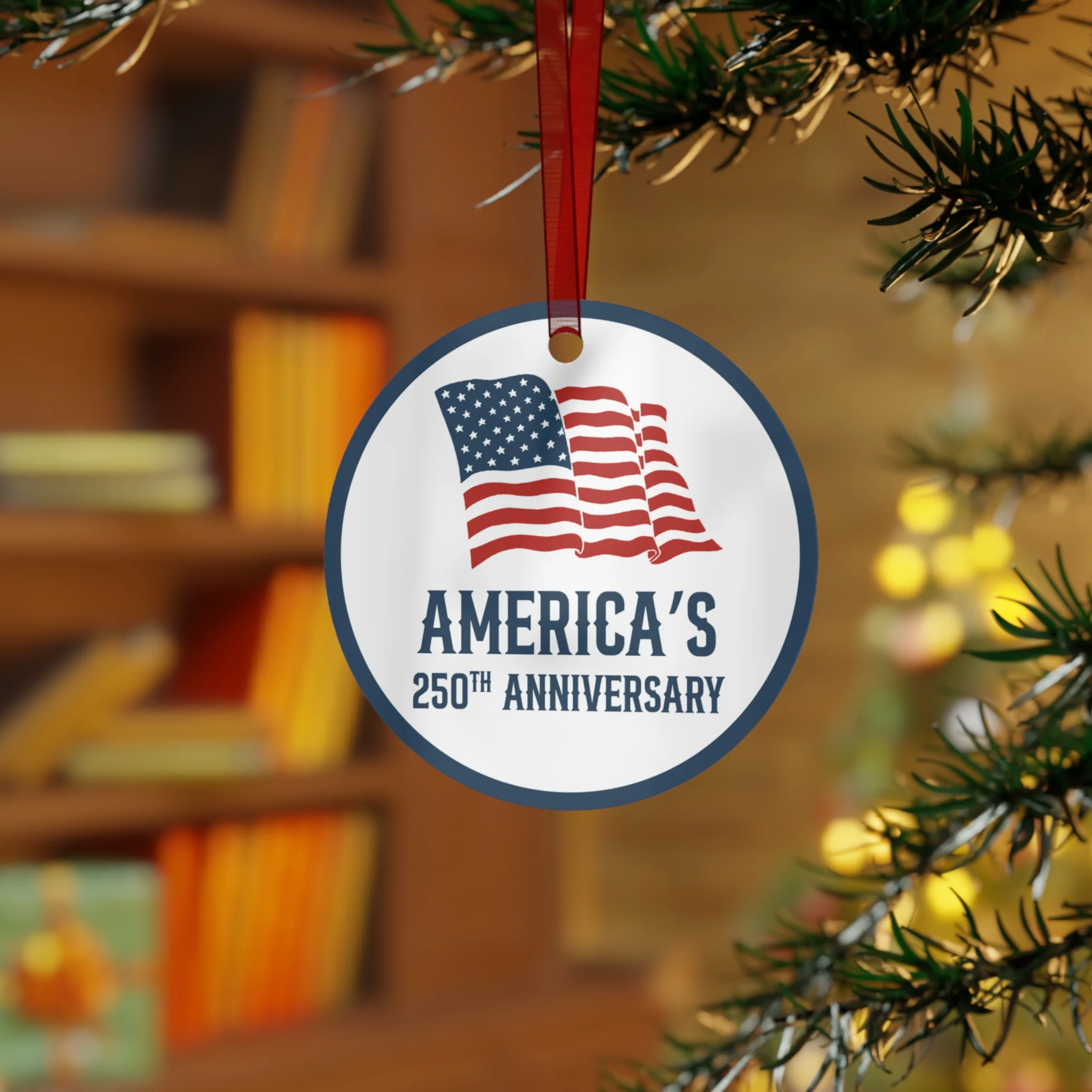 America's 250th Anniversary Christmas Tree Ornament - Image 4