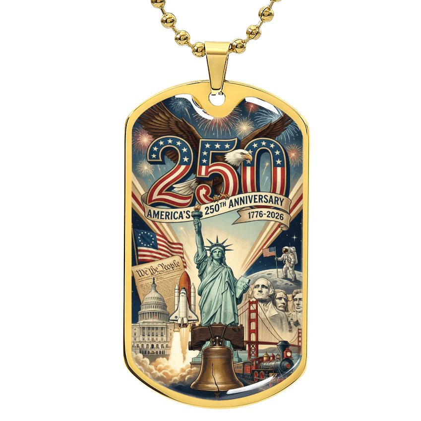 America's 250th Anniversary Engravable Dog Tag - Image 5