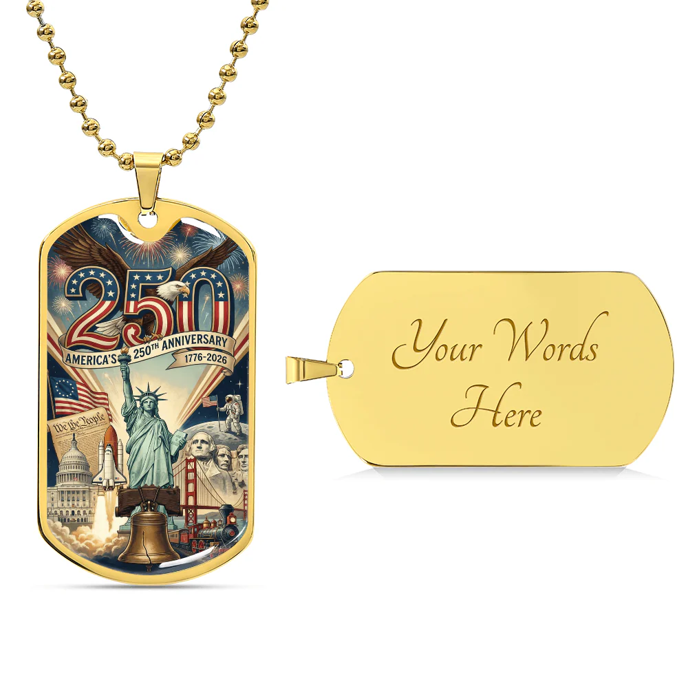 America's 250th Anniversary Engravable Dog Tag - Image 6