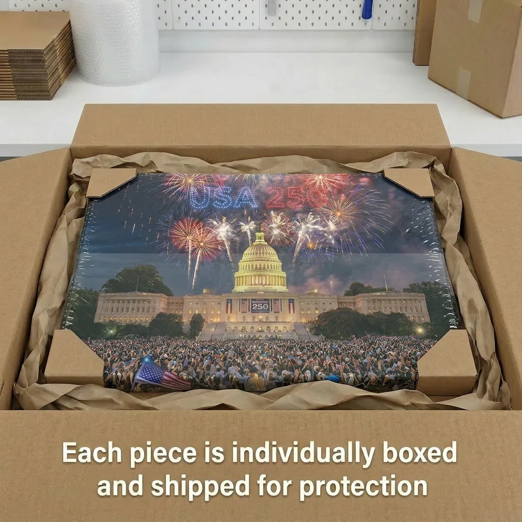 America's 250th Anniversary Fireworks Canvas (24"x 16") - Image 2