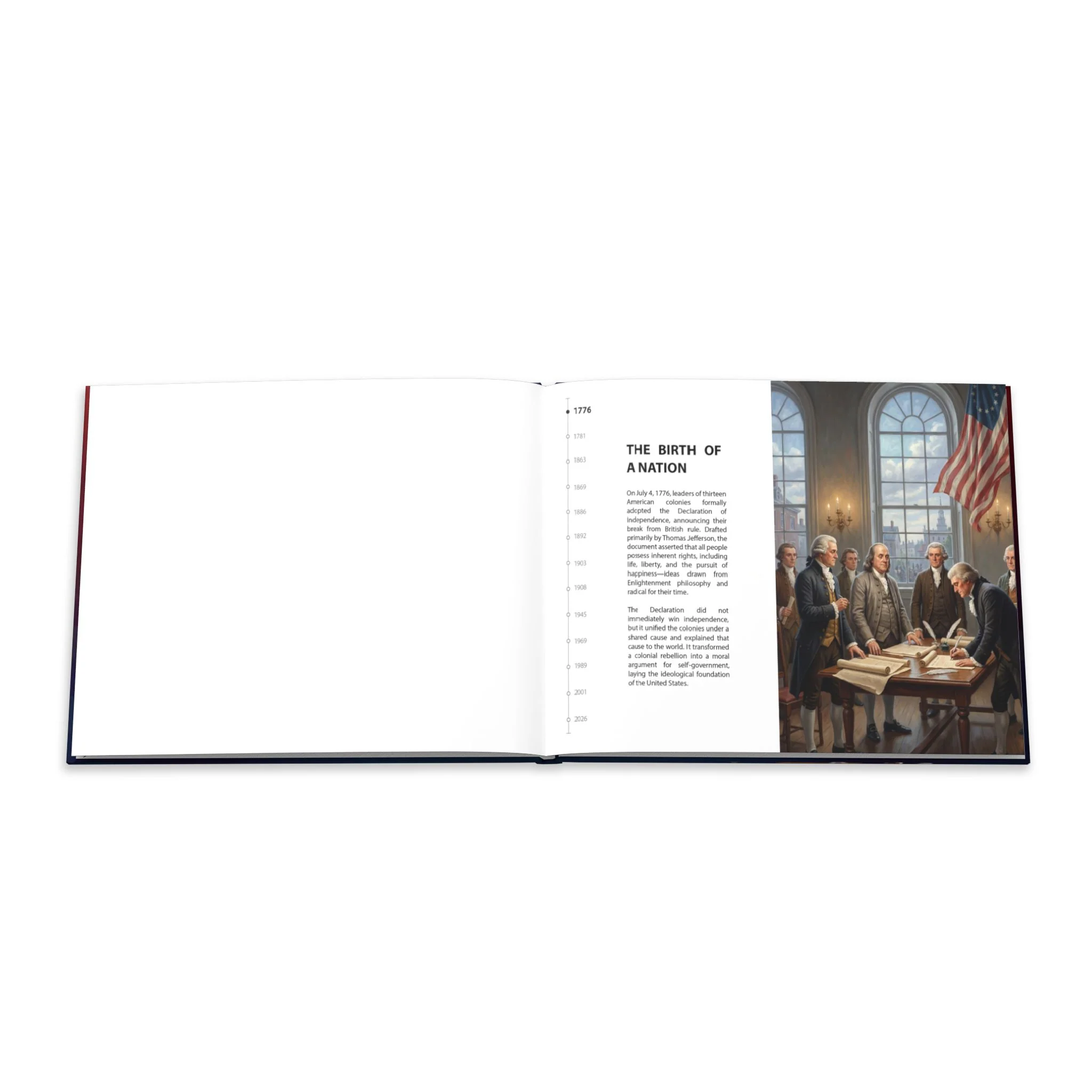 America's 250th Anniversary Hardcover Coffee Table Book (1776–2026) - Image 7
