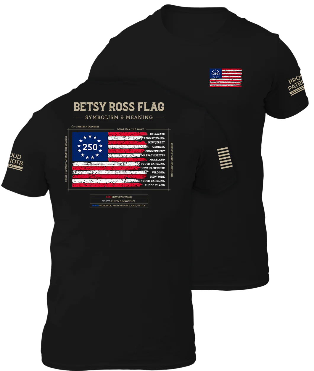 Betsy Flag 2-Sided Shirt