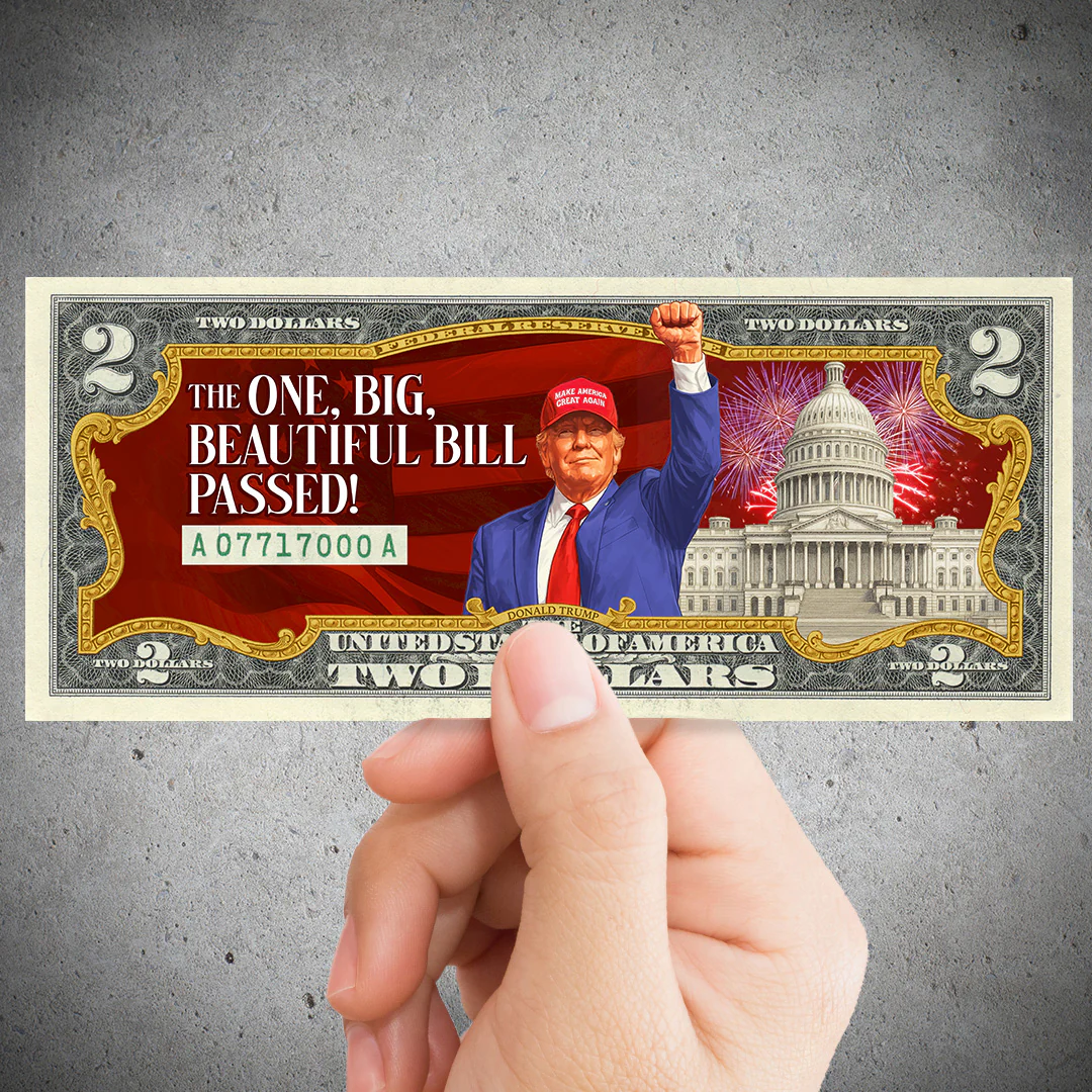 Big Beautiful Bill - Collectible Genuine Legal Tender U.S. $2 Bill - Image 2