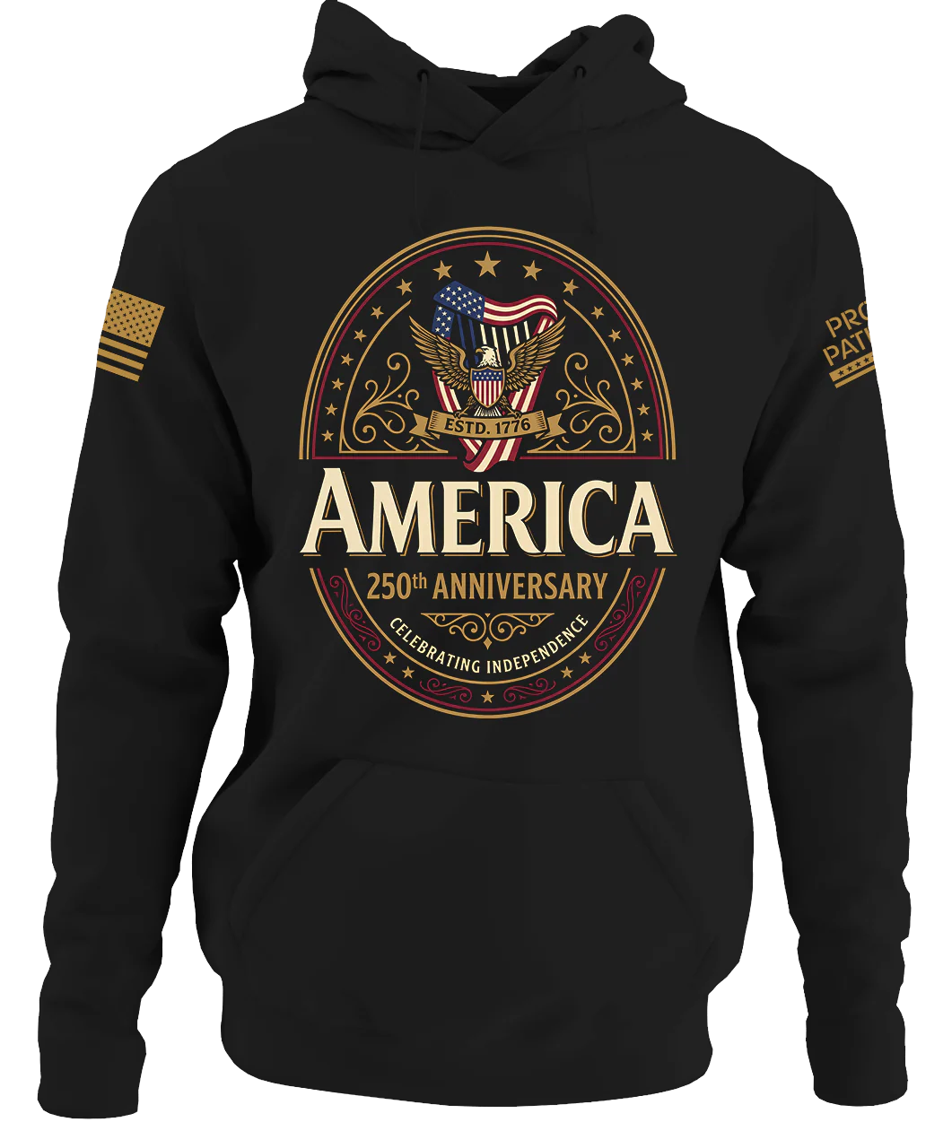 Black Beer America's 250th Anniversary Hoodie