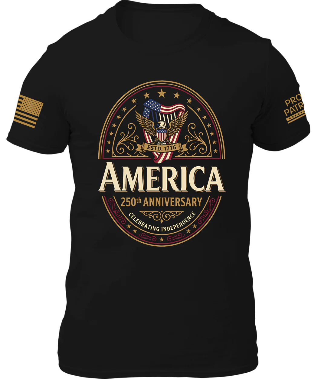 Black Beer America's 250th Anniversary Shirt