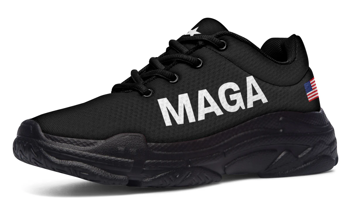 Black MAGA Chunky Sneakers - Image 3