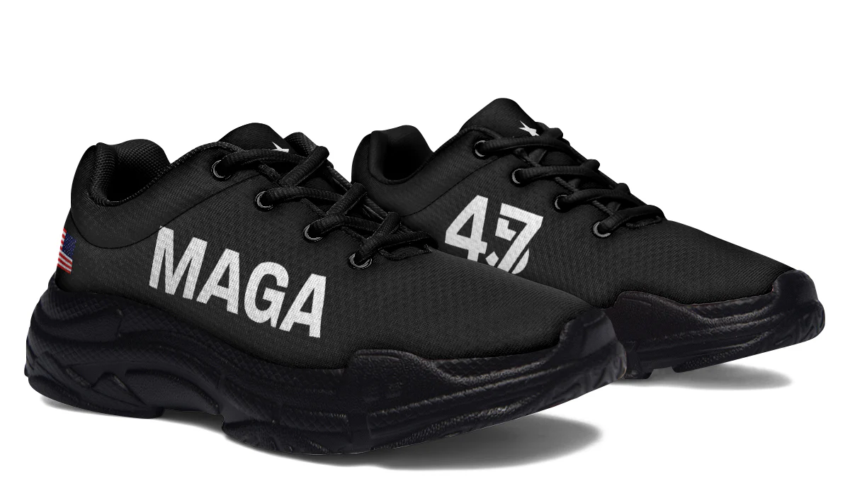 Black MAGA Chunky Sneakers - Image 6