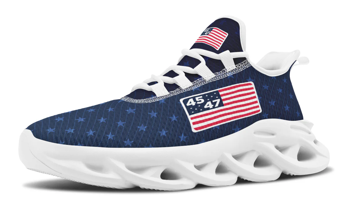 Blue 45-47 Flag Trendy Sneakers - Image 13