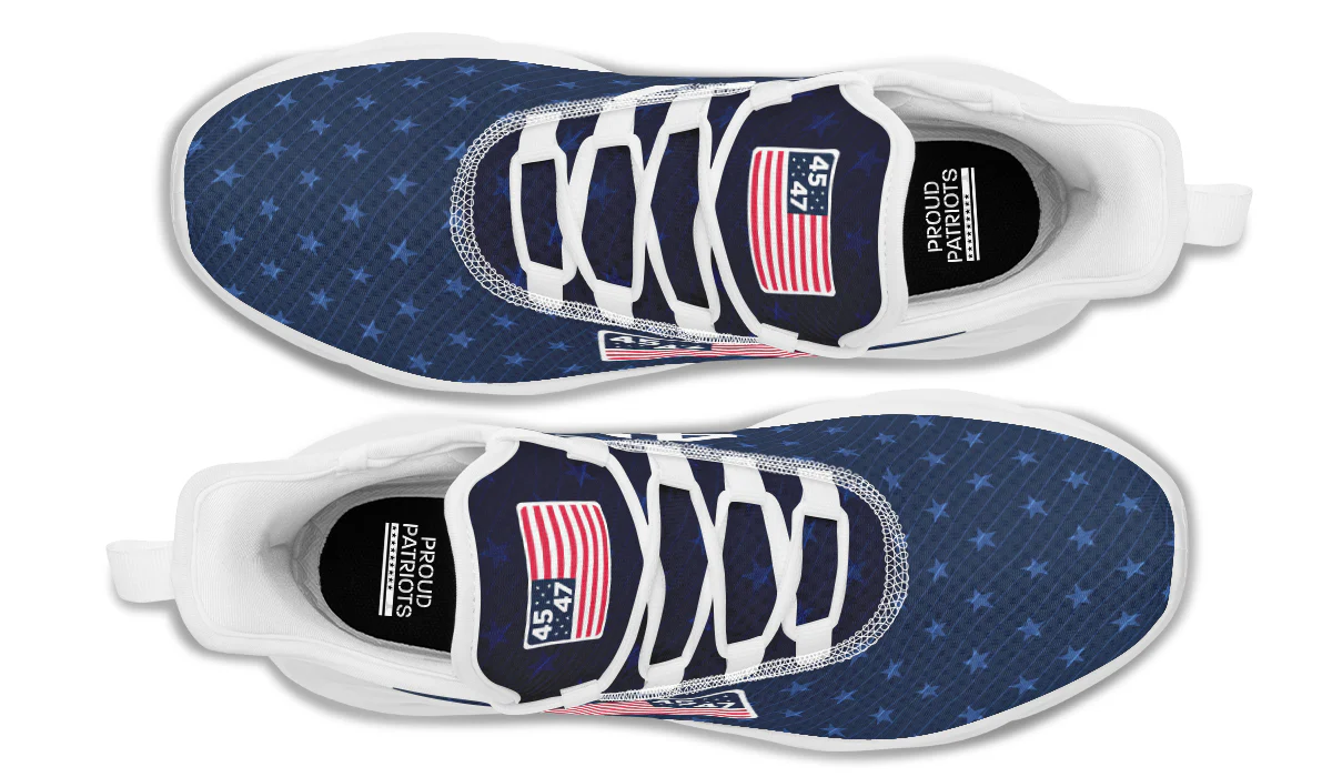Blue 45-47 Flag Trendy Sneakers - Image 16