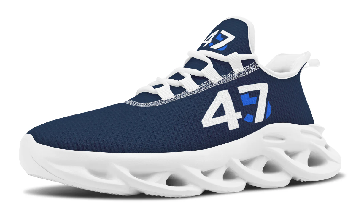 Blue 45-47 MAGA Trendy Sneakers - Image 13