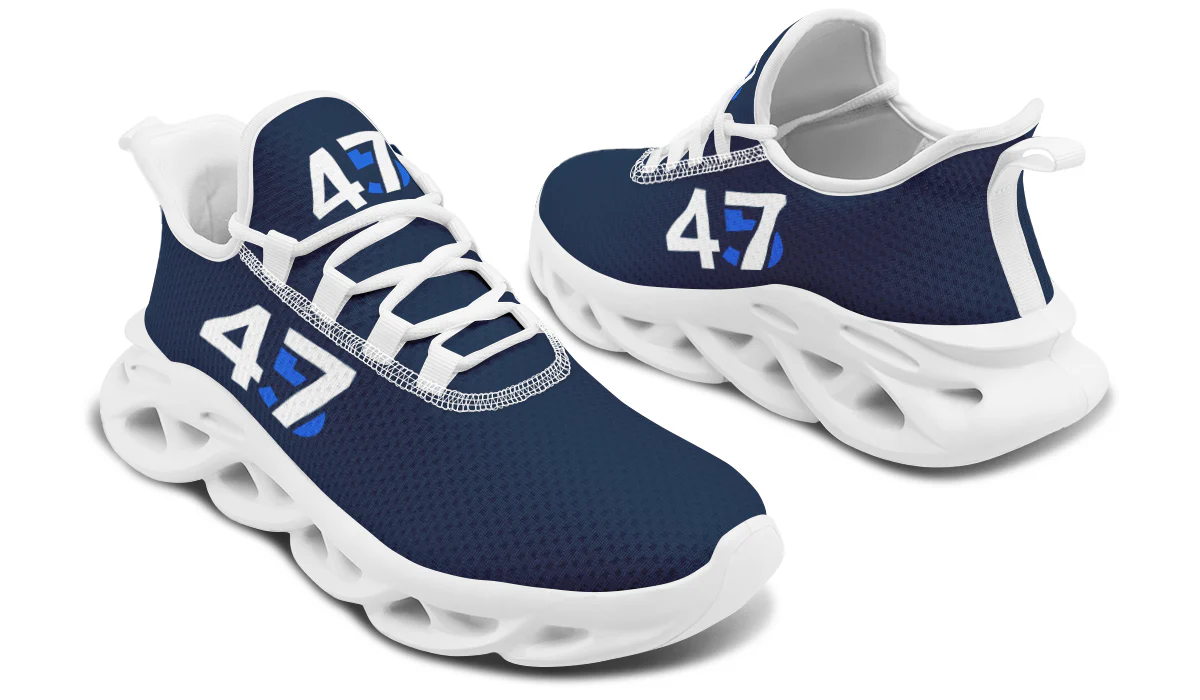 Blue 45-47 MAGA Trendy Sneakers - Image 15