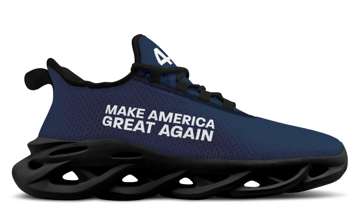 Blue 45-47 MAGA Trendy Sneakers - Image 2