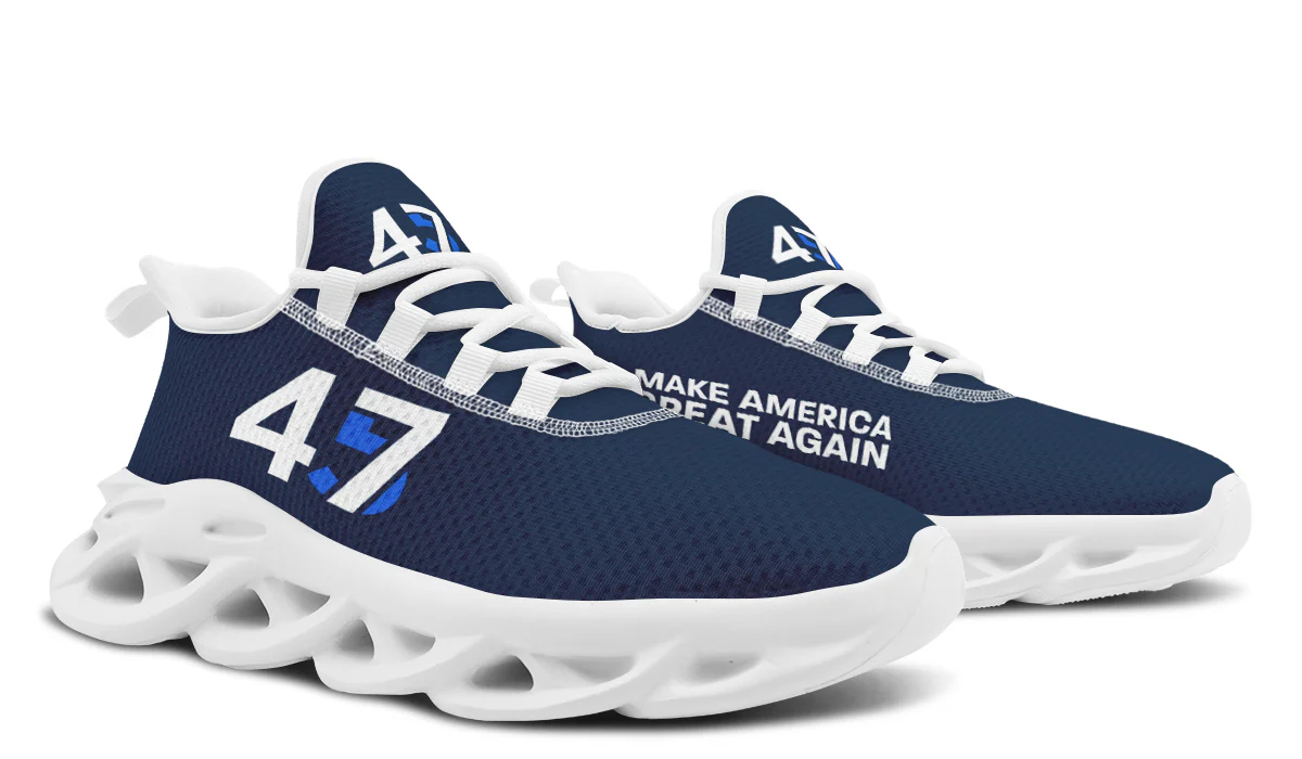 Blue 45-47 MAGA Trendy Sneakers - Image 20