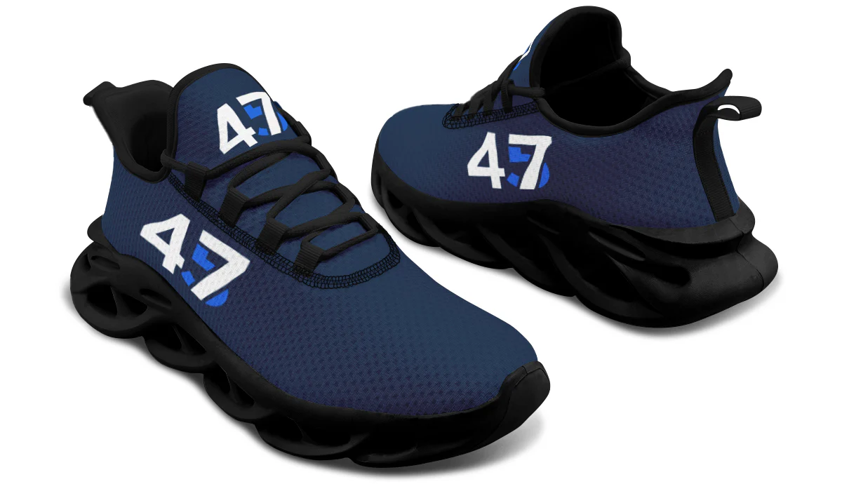 Blue 45-47 MAGA Trendy Sneakers - Image 5