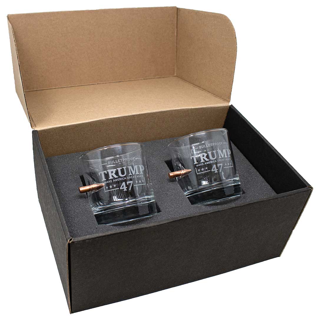 Bulletproof Trump 47 Whiskey Glass - Image 4