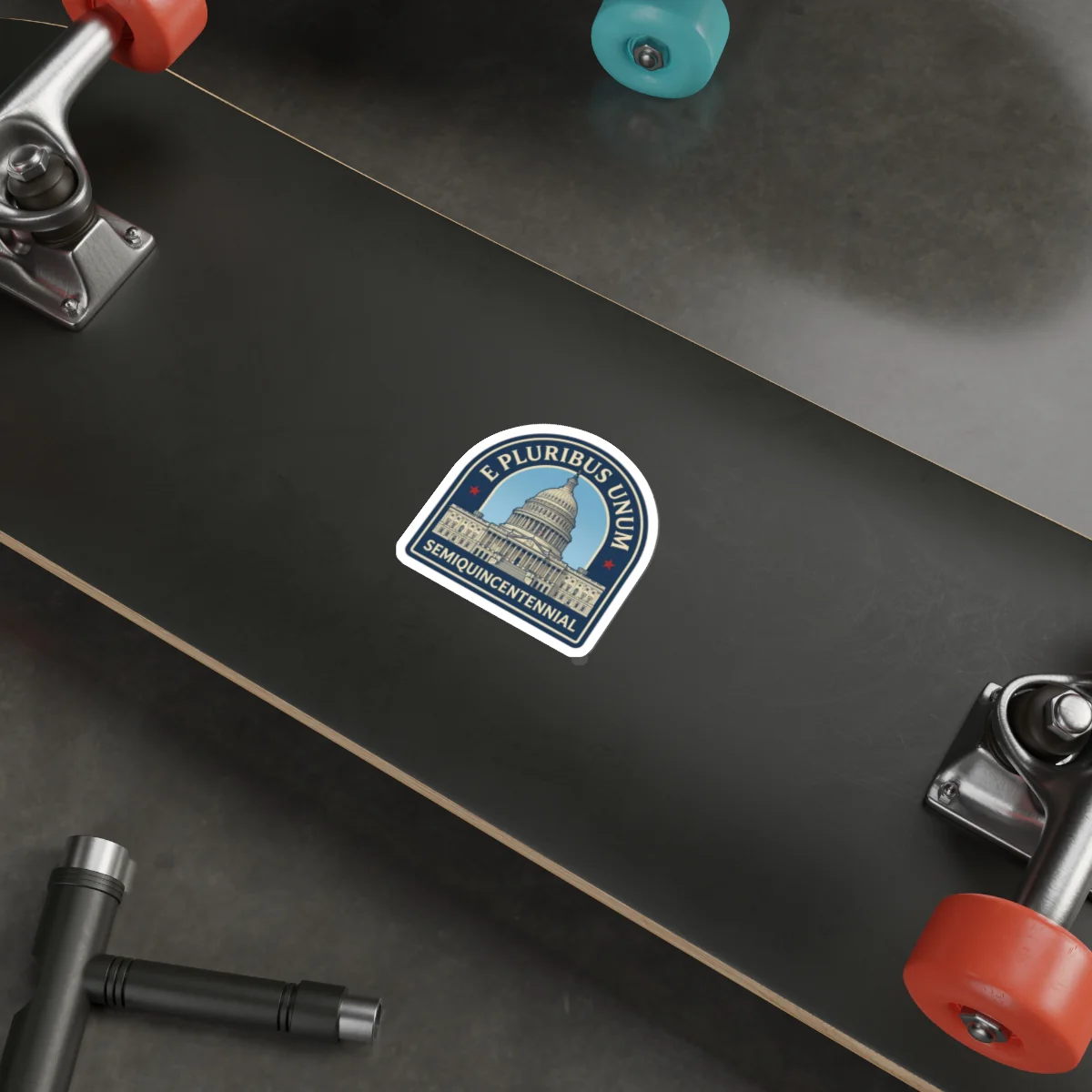 Capital Building - E Pluribus Unum Sticker - Image 3