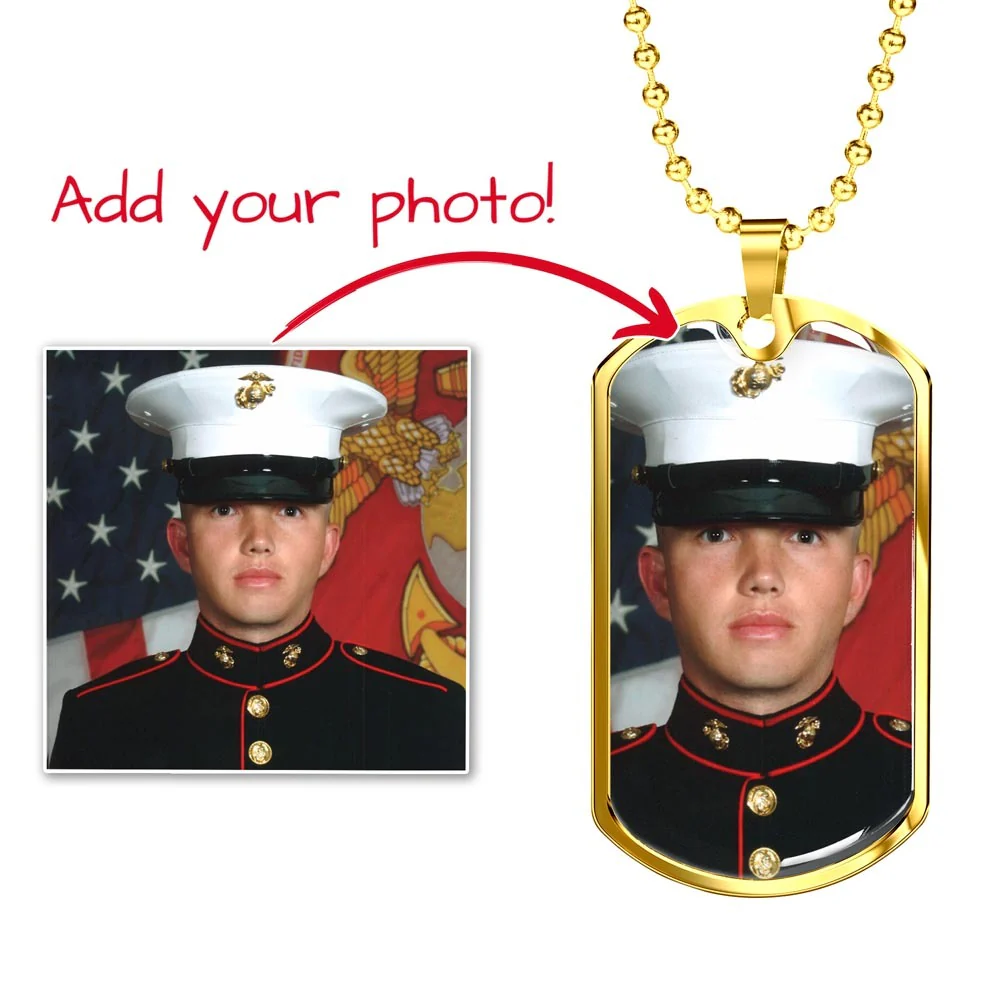 Customizable Dog Tag Necklace with Engraving - Image 4
