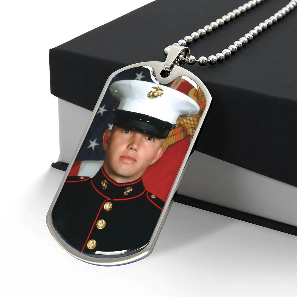 Customizable Dog Tag Necklace with Engraving - Image 6