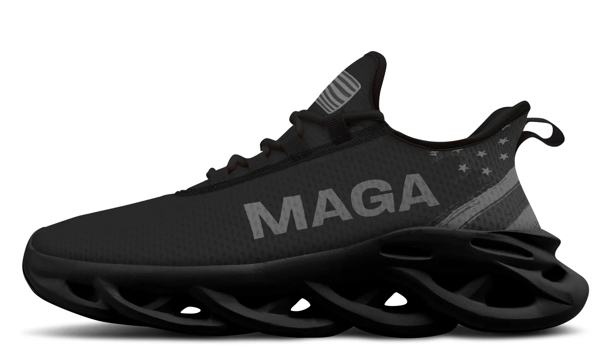 Dark MAGA Flag Trendy Sneakers